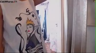 Отдалась работяге после мастурбации