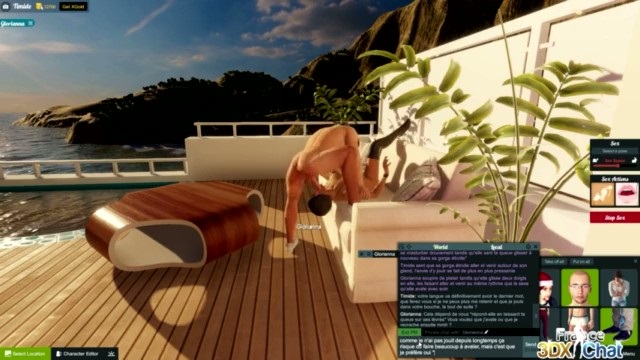 Отжарил девку в рот на своей вилле